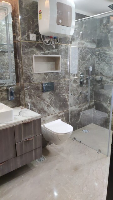 Bathroom in 4 BHK Builder Floor at Anand Niketan – for Rent