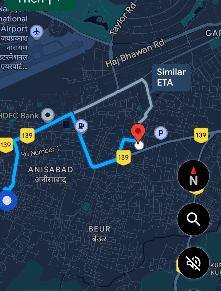 Map Location, patna gaya road  1722 Sq.Ft. Plot In Patna   Gaya Road Patna 8943245