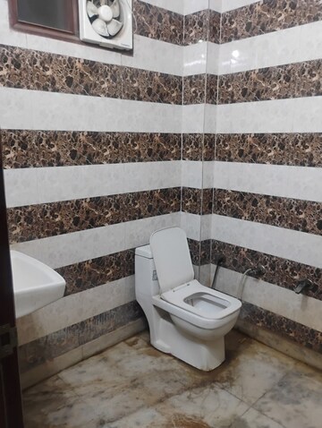 Bathroom in 2 BHK Builder Floor at Sharma Apartments Burari, Burari – for Rent