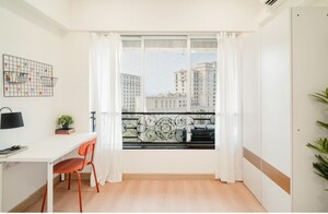 Bedroom in 3 BHK Apartment at Hiranandani Heritage Tower, Powai – for Sale