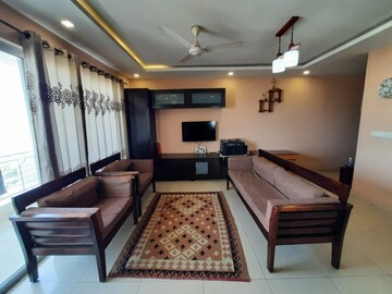 Living Room in 3 BHK Apartment at Puravankara Elita Promenade, Jp Nagar – for Rent