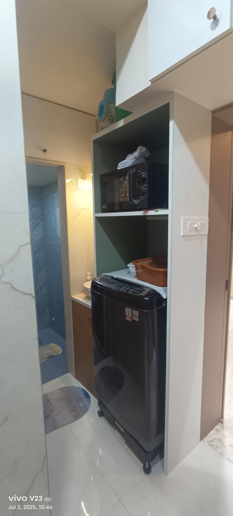 Kitchen, satellite-garden 1 Bedroom 550 Sq.Ft. Apartment In Goregaon East Mumbai 8943346