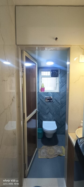 Bathroom in 1 BHK Apartment at Satellite Garden, Goregaon East – for Rent