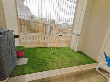 Balcony in 3 BHK Builder Floor at Greater Kailash I – for Rent