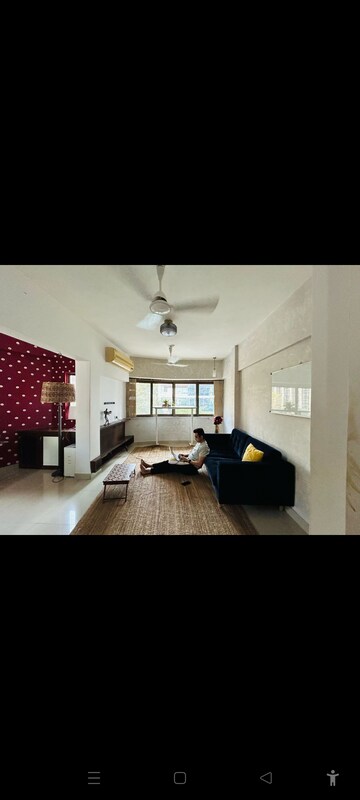 Living Room in 2 BHK Apartment at Reputed Hrishikesh Apartment, Prabhadevi – for Rent