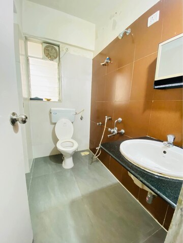 Bathroom in 2 BHK Apartment at Runwal Euphoria, Kondhwa – for Rent
