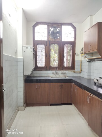 Kitchen in 3 BHK Builder Floor at East Of Kailash – for Rent