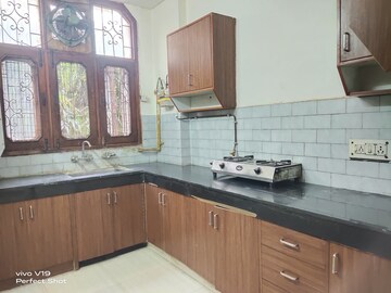 Kitchen in 3 BHK Builder Floor at East Of Kailash – for Rent