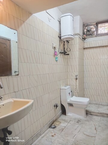Bathroom in 3 BHK Builder Floor at East Of Kailash – for Rent