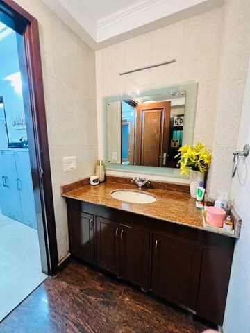 Bathroom in 3 BHK Builder Floor at Kalkaji – for Rent