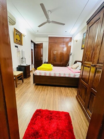 Bedroom in 3 BHK Builder Floor at Kalkaji – for Rent