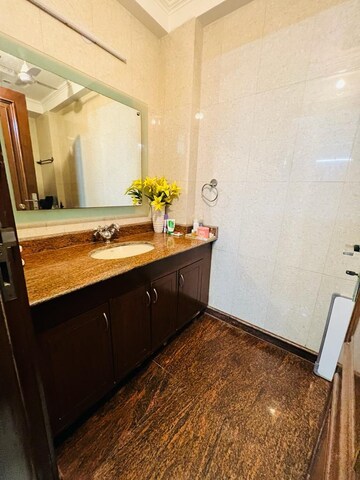 Bathroom in 3 BHK Builder Floor at Kalkaji – for Rent