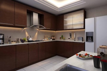 Kitchen in 4 BHK Apartment at DLF Atria, Dlf Phase ii – for Rent