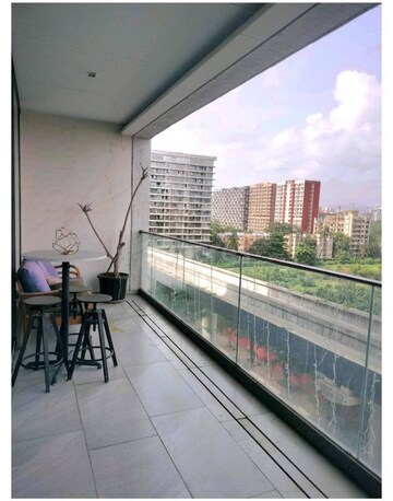 Balcony in 5 BHK Apartment at Rustomjee Elements, Andheri West – for Rent