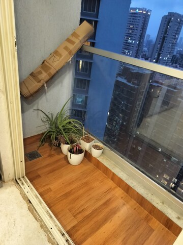 Balcony in 2 BHK Apartment at Ekta Tripolis, Goregaon West – for Rent