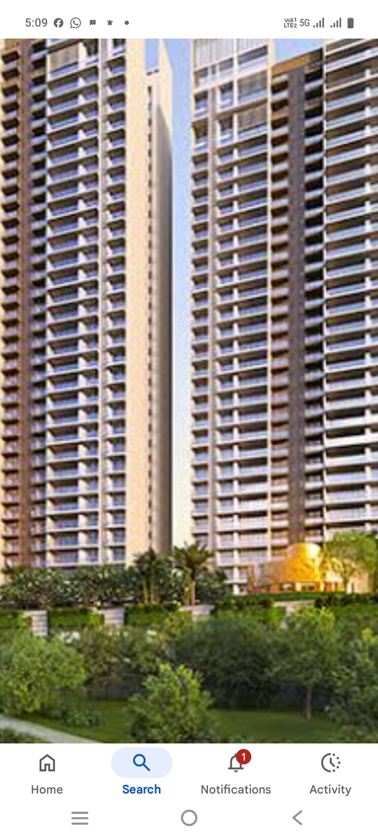 Exterior View, kalpataru-vista 3 Bedroom 3000 Sq.Ft. Apartment In Sector 128 Noida 8943874