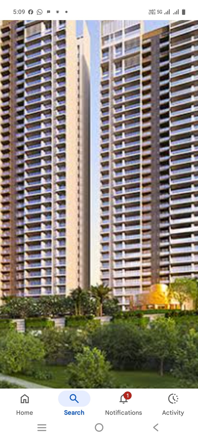 Exterior View, kalpataru-vista 3 Bedroom 3000 Sq.Ft. Apartment In Sector 128 Noida 8943874
