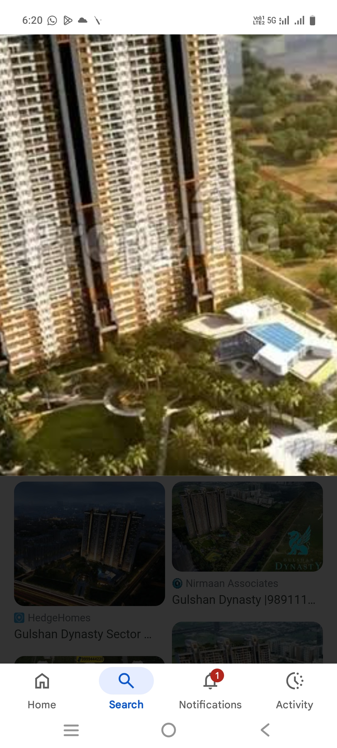 4 BHK + Pooja Room,Servant Room,Study Room Apartment For Sale in Gulshan Dynasty