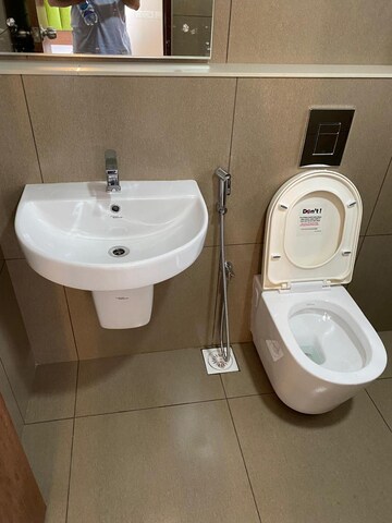 Bathroom in 3 BHK Apartment at SFS Sunnyvale, Kakkanad – for Sale