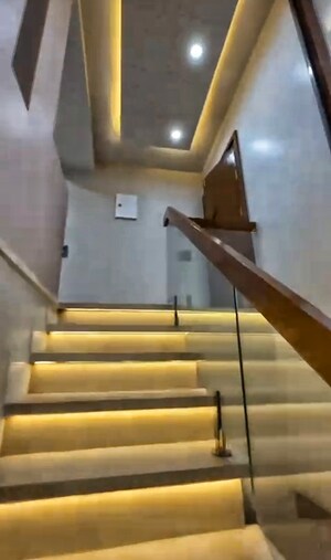Staircase in 4 BHK Independent House at Vidhyut Nagar – for Sale