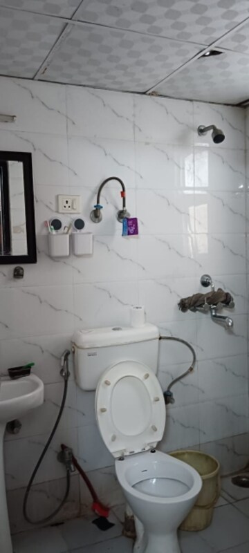 Bathroom in 3 BHK Apartment at Amrapali Golf Homes, Sector 4 Greater Noida – for Rent