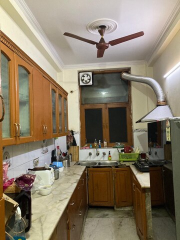 Kitchen in 3 BHK Apartment at Mayur Vihar Phase Iii – for Rent