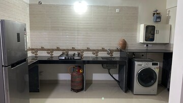 Kitchen in 2.5 BHK Apartment at Magarpatta Riverview City, Loni Kalbhor – for Rent