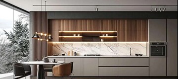 Kitchen in 4 BHK Builder Floor at Sector 10 – for Sale