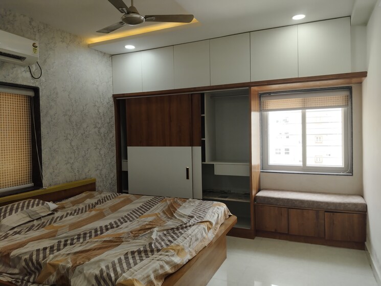 Bedroom, sri-sai-ayyapa-sadan 3 Bedroom 1600 Sq.Ft. Apartment In Madhapur Hyderabad 8944122