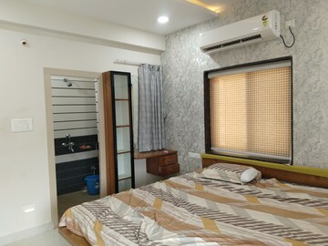 Bedroom in 3 BHK Apartment at Sri Sai Ayyapa Sadan, Madhapur – for Rent