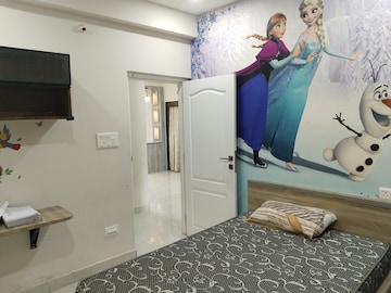 Bedroom in 3 BHK Apartment at Sri Sai Ayyapa Sadan, Madhapur – for Rent