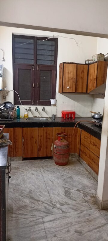 Kitchen in 1 BHK Builder Floor at Green Fields Colony – for Rent