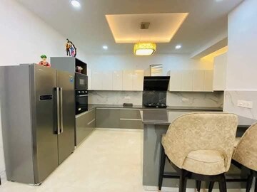 Kitchen in 3 BHK Apartment at Freedom Fighters Enclave – for Rent