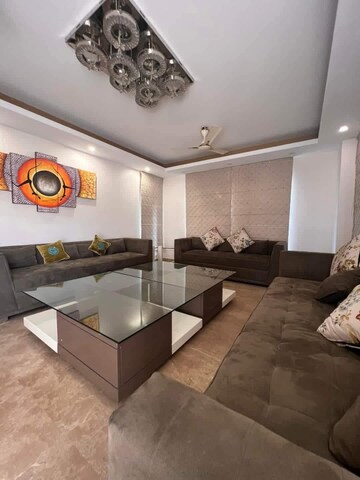 Living Room in 2 BHK Apartment at Freedom Fighters Enclave – for Rent