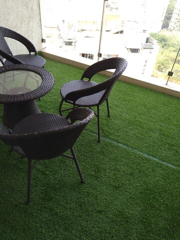 Balcony in 4 BHK Apartment at Jaycee Bhagtani Krishaang, Powai – for Rent