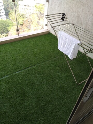 Balcony in 4 BHK Apartment at Jaycee Bhagtani Krishaang, Powai – for Rent