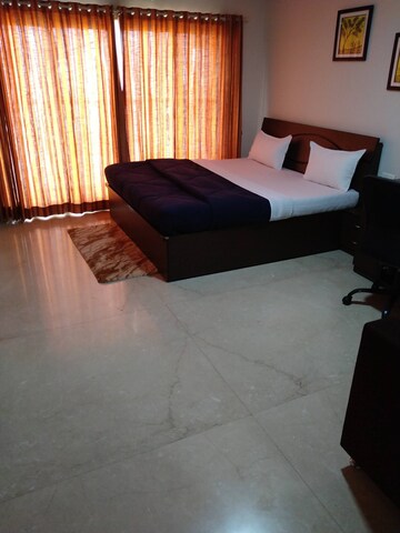 Living Room in 4 BHK Apartment at Jaycee Bhagtani Krishaang, Powai – for Rent