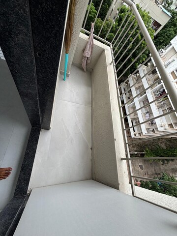 Balcony in 1 BHK Apartment at Varanasi Society, Warje – for Rent