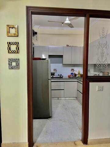 Kitchen in 2 BHK Apartment at Freedom Fighters Enclave – for Rent