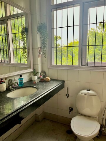 Attached Bathroom in 2 BHK Apartment at Freedom Fighters Enclave – for Rent