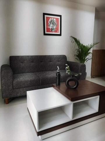 Living Room in 1 BHK Apartment at Freedom Fighters Enclave – for Rent