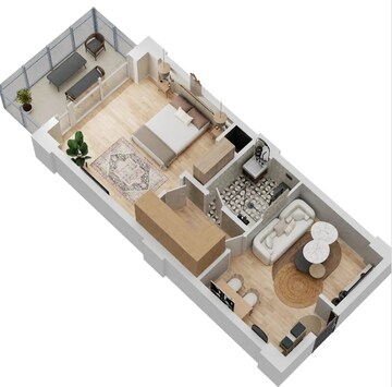 Floor Plan in  Office Space at Trehan Iris Broadway, Sector 85 – for Sale