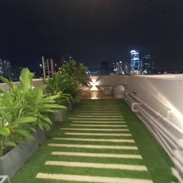 Balcony in 2.5 BHK Apartment at Prabhat Bageshree, Goregaon East – for Rent