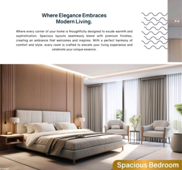 Bedroom in 2 BHK Apartment at Swaroop Grandeur, Mudran Press Colony – for Sale