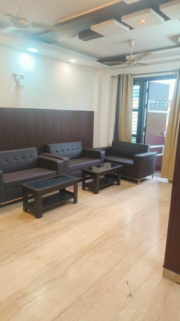 Living Room in 3.5 BHK Builder Floor at Janakpuri – for Rent