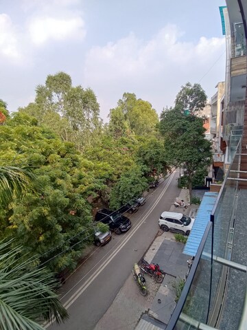 Balcony in 3.5 BHK Builder Floor at Janakpuri – for Rent