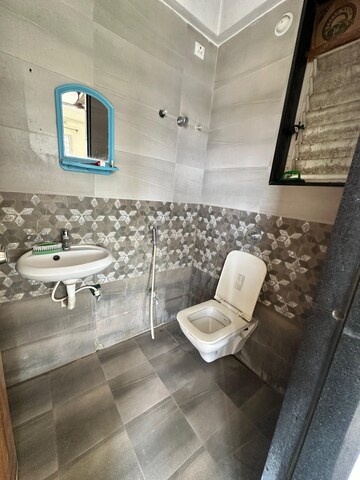 Bathroom in 2 BHK Apartment at Vision Indramegh, Tathawade – for Rent