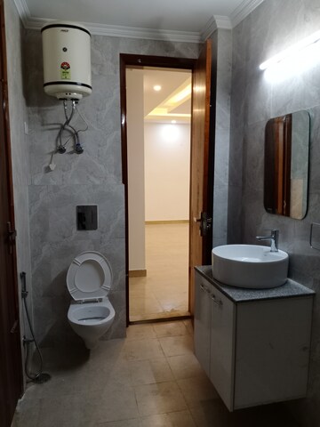 Bathroom in 4 BHK Builder Floor at Vasant Kunj – for Rent