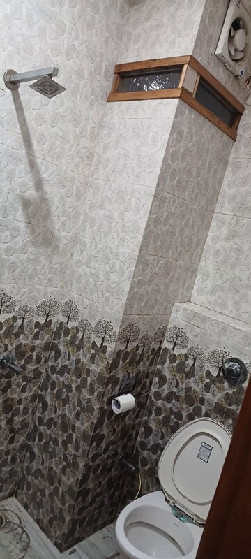 Bathroom in 2 BHK Builder Floor at Aerocity – for Rent