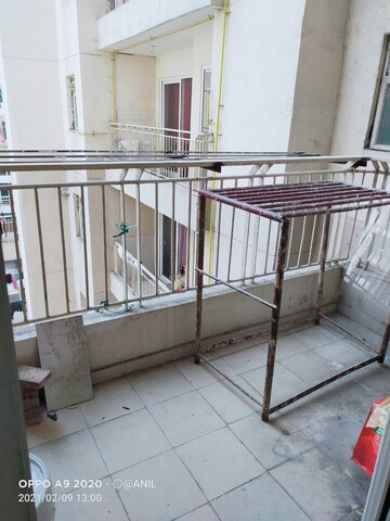 Balcony in 3 BHK Apartment at Mapsko Krishna Apra Gardens, Vaibhav Khand – for Rent